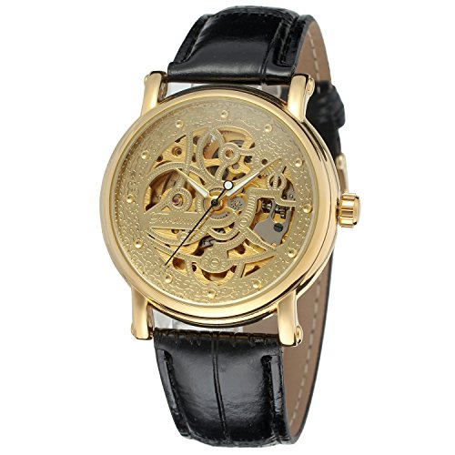 FORSINING Men's Casual Automatic Skeleton Leather Wrist Watch FSG8106M3G1 von FORSINING