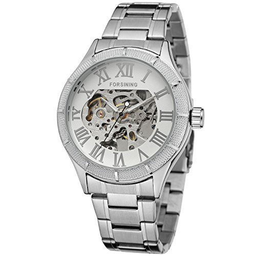 FORSINING Men's Automatic Self-Wind Skeleton Wrist Watch FSG8085M4S2 von FORSINING