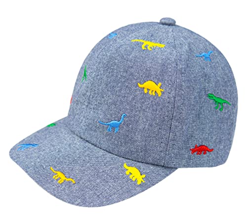 Foruhoo Kappe Kinder Jungen Verstellbar - Schildmütze für Jungen Baby Basecap Mütze (Denim,52) von Foruhoo