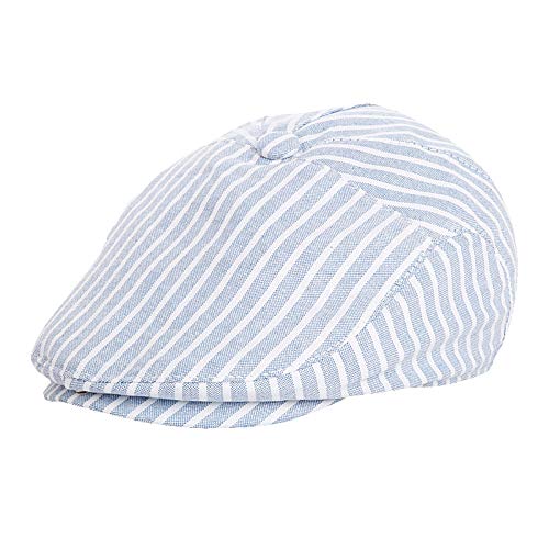 Foruhoo Kinder Schiebermütze für Jungen, Baby Baskenmütze Kapppe Hüte Cap (50cm, Hellblau) von Foruhoo