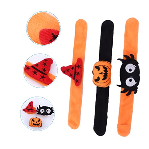 FOYTOKI 3 Stück Halloween Ring Kinder Armreif Klatschring Kinderarmbänder Kinderarmband Kinderarmband von FOYTOKI