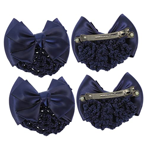 FOYTOKI 4stücke Dekorative Haarnetze Mit Schleifen Für Duttfrisuren Für Tänzerinnen Und Damen Elegante Haarspangen Für Formelle Und Anlässe FOYTOKI 4stücke Dekorative Haarnetze Mit Schleifen Für Duttfrisuren Für Tänzerinnen Und Damen Elegante Haarspangen Für Formelle Und Anlässe von FOYTOKI
