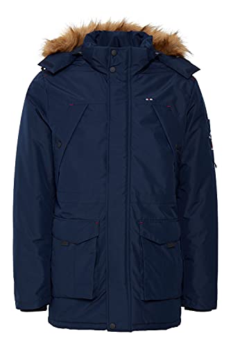 FQ1924 Aegir Herren Winterparka Parka Winterjacke mit Stehkragen, Größe:M, Farbe:Navy Blazer (193923) von FQ1924