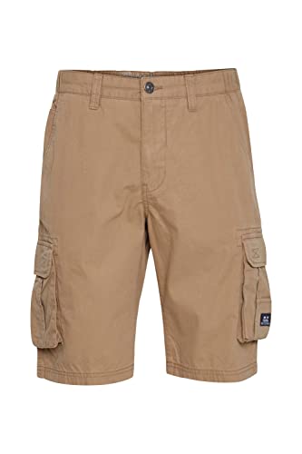 FQ1924 FQArin Herren Cargo Shorts Bermuda Kurze Hose elastischer Bund mit Kordeln und Stretch Regular Fit, Größe:2XL, Farbe:Coriander (171113) von FQ1924