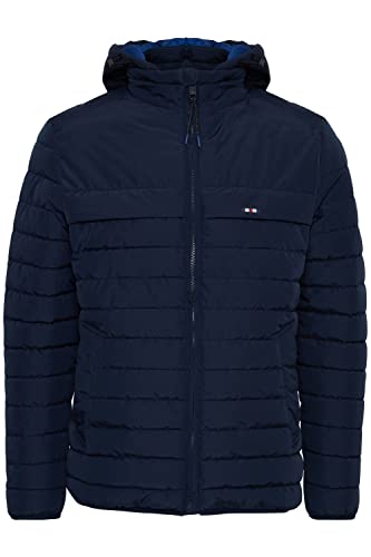 FQ1924 FQDamian Herren Steppjacke Übergangsjacke Jacke Leicht gesteppte Winterjacke mit Kapuze Regular Fit, Größe:S, Farbe:Navy Blazer (193923) von FQ1924