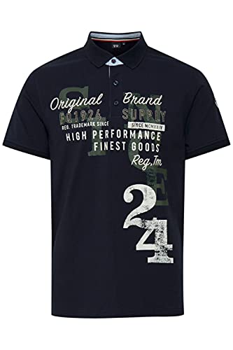 FQ1924 Ragnar Herren Poloshirt Polohemd T-Shirt mit klassichem Polo-Kragen aus 100% Baumwolle, Größe:XL, Farbe:Navy Blazer (193923) von FQ1924