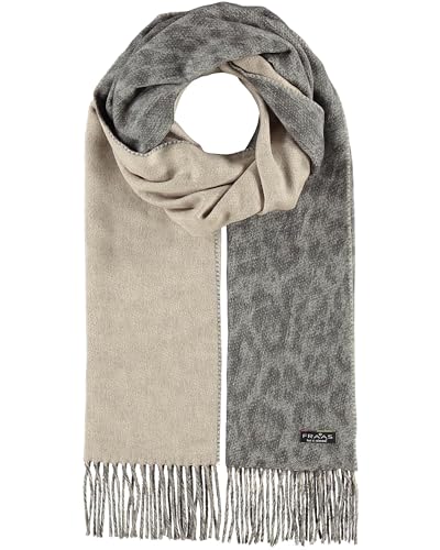 FRAAS Cashmink-Schal im Animal-Style - 35 x 200 cm - Made in Germany für Damen Light Grey von FRAAS