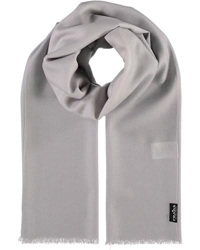 FRAAS Woll-Schal für Damen & Herren - Maße 70 x 190 cm - Damen Schal in vielen verschiedenen Farben - Perfekt für Frühling & Sommer Grau von FRAAS