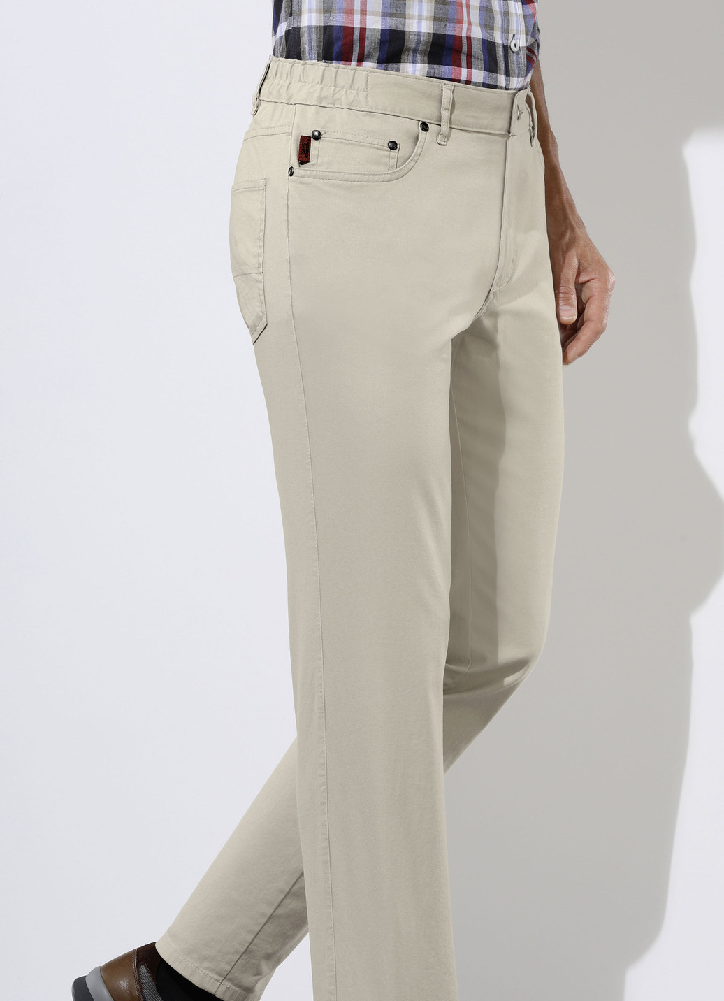 "Francesco Botti"-Hose in 4 Farben, Beige, Größe 29 von FRANCESCO BOTTI