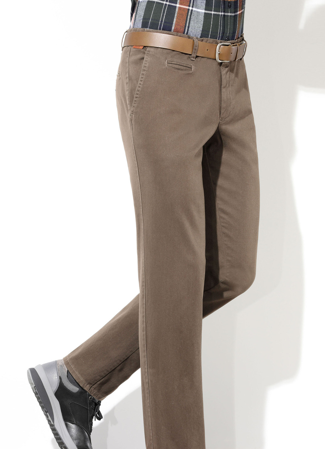 "Francesco Botti"-Hose in 4 Farben, Camel, Größe 26 von FRANCESCO BOTTI