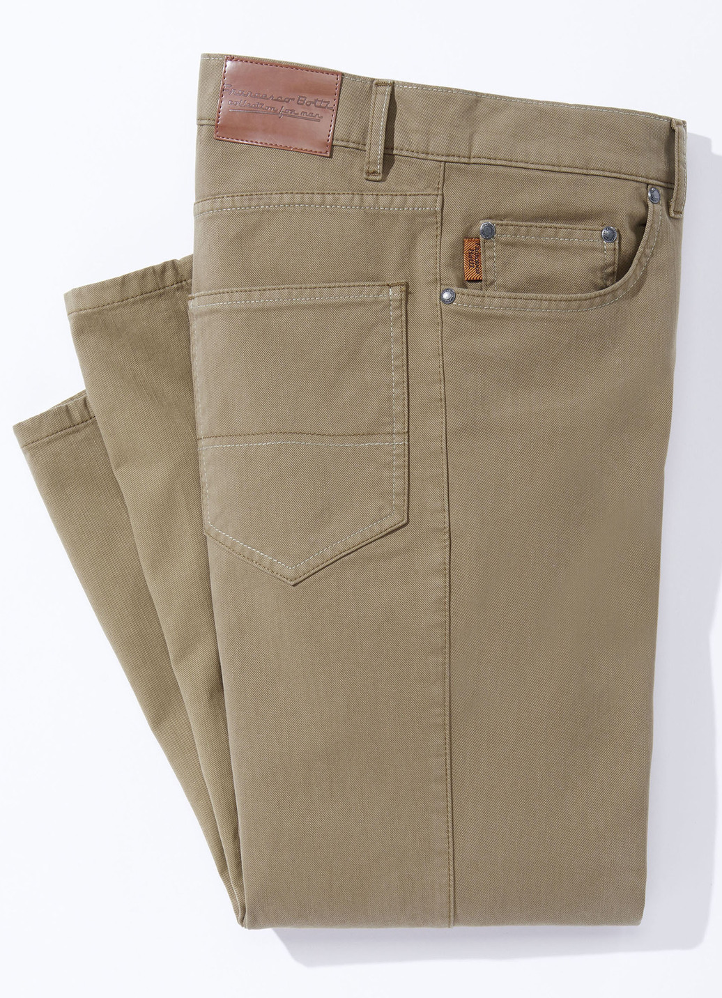 "Francesco Botti"-Hose in 5 Farben, Beige, Größe 28 von FRANCESCO BOTTI