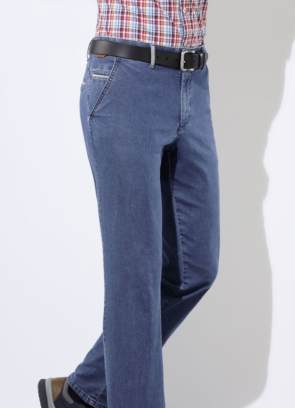 "Francesco Botti"-Jeans in 3 Farben, Jeansblau, Größe 58 von FRANCESCO BOTTI