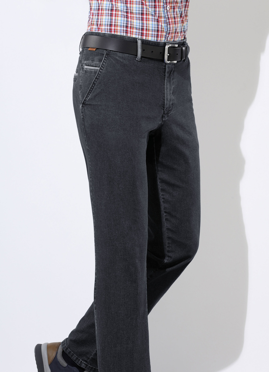 "Francesco Botti"-Jeans in 3 Farben, Schwarz, Größe 28 von FRANCESCO BOTTI