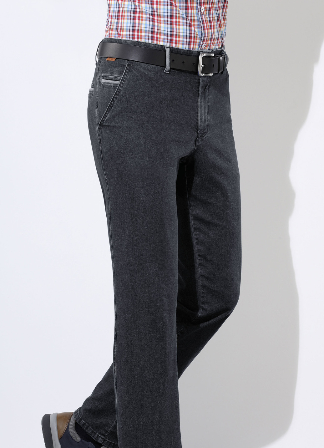 "Francesco Botti"-Jeans in 3 Farben, Schwarz, Größe 48 von FRANCESCO BOTTI