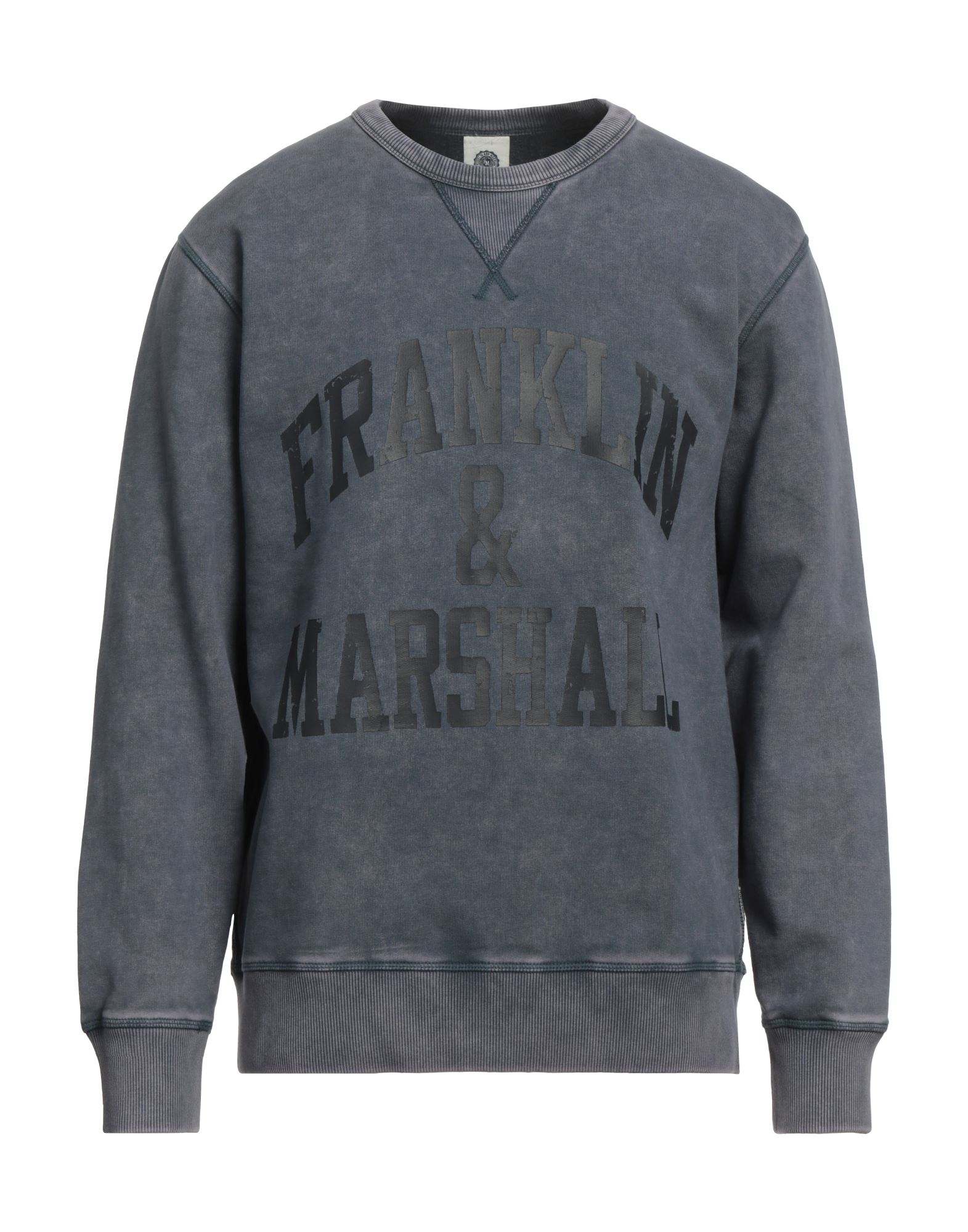 FRANKLIN & MARSHALL Sweatshirt Herren Taubenblau von FRANKLIN & MARSHALL