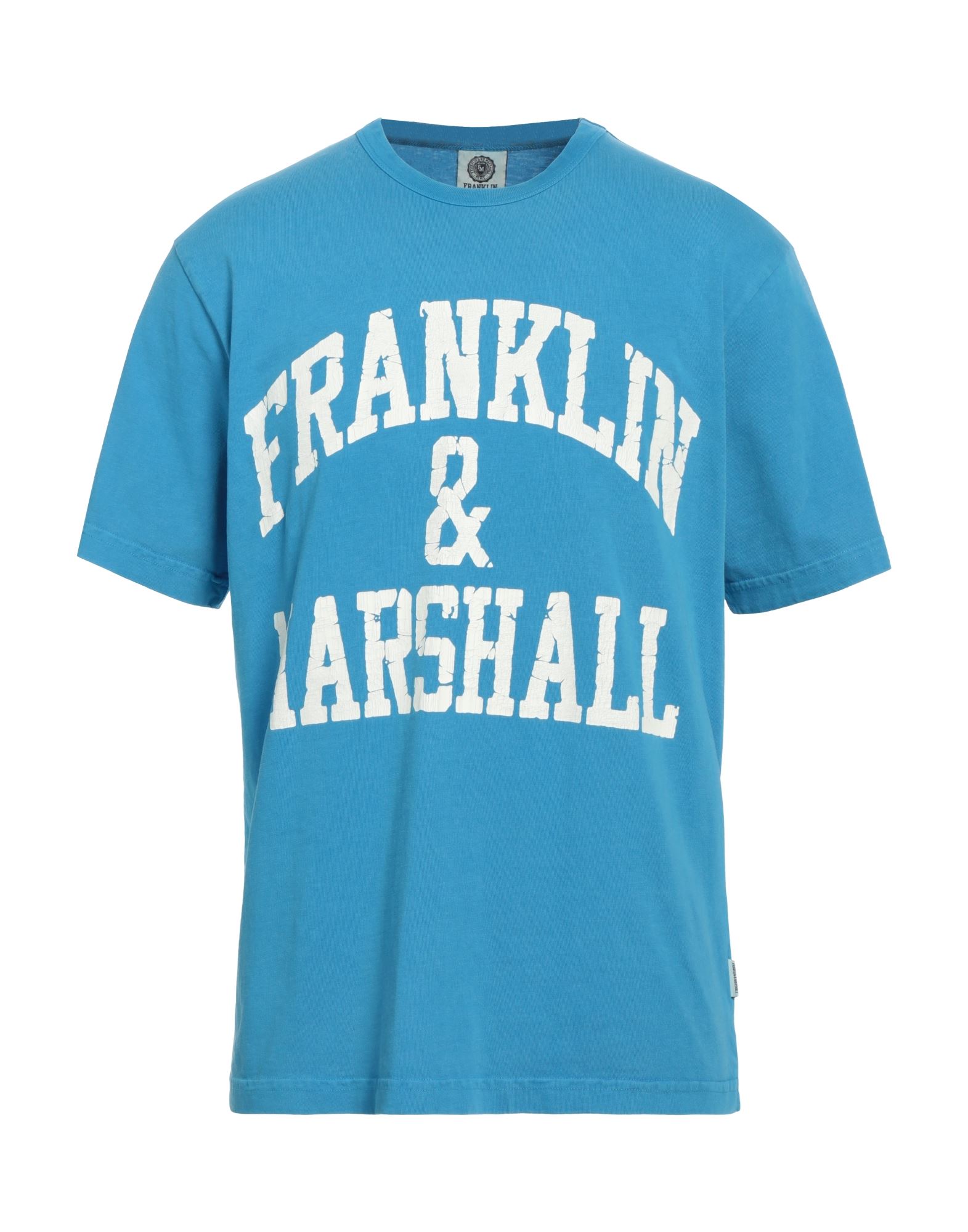 FRANKLIN & MARSHALL T-shirts Herren Azurblau von FRANKLIN & MARSHALL