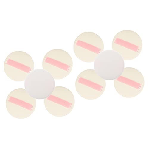 FRCOLOR 10 Stk Körper Puff Körperpuder Für Männer Dusch-zu-dusch-körperpuder Make-up-pads Runde Puderquasten Körperpuder Für Frauen Make-up Puderquasten Puffs Gewidmet Mixer Beflockung von FRCOLOR