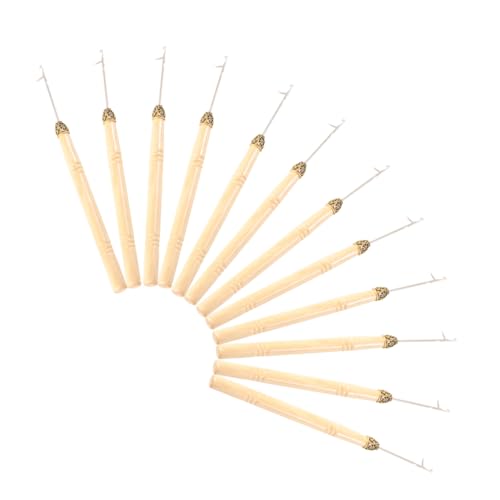 FRCOLOR 12st Werkzeug Zur Haarverlängerung Salon-dreadlock-tool Häkelnadeln Perückenzopfnadel Haare Häkeln Nadel Werkzeuge Zum Weben Von Perückenhaaren Haare Weben Häkeln Golden Hölzern FRCOLOR 12st Werkzeug Zur Haarverlängerung Salon-dreadlock-tool Häkelnadeln Perückenzopfnadel Haare Häkeln Nadel Werkzeuge Zum Weben Von Perückenhaaren Haare Weben Häkeln Golden Hölzern von FRCOLOR