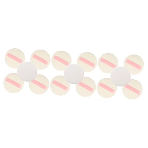 FRCOLOR 15 Stk Körper Puff Puffs Dusch-zu-dusch-körperpuder Runde Puderquasten Körperpuder Für Männer Make-up-pads Körperpuder Für Frauen Make-up Puderquasten Beflockung Mixer Gesicht von FRCOLOR