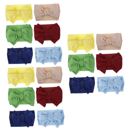 FRCOLOR 18 Stk Stirnbänder für Babys Haargummis für Mädchen Turban für Neugeborene haarband haarbänder haarschmuck Kopfbedeckungen Haarbänder für Mädchen Krawatte Stirnband Schal von FRCOLOR