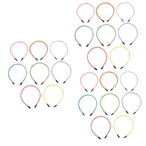 FRCOLOR 24 Stk Cosplay-Kopfschmuck kinder haarschmuck geschenke für kinder Haarschmuck für Damen kosmetisches Stirnband Haargummi Haarband Party-Haarschmuck Haarreifen Strasssteine Schal von FRCOLOR