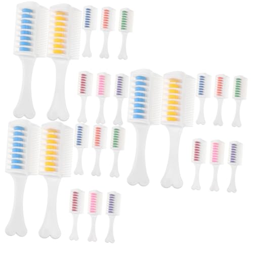 FRCOLOR 24 Stk Highlight-Haarkamm Haarfärbepinsel pinsel für haare färben Pastellstifte Haarfärbemittel für Männer Party-Haarfärbemittel Applikatorpinsel dauerhaft Kreide Haarfärbestift von FRCOLOR