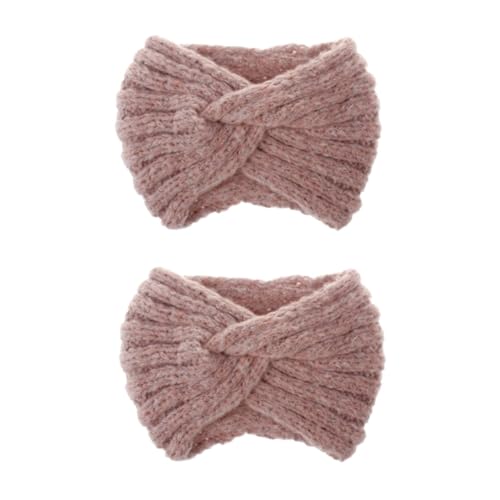FRCOLOR 2St modische Kopfbedeckung Winter Stirnband Gehäkeltes verdrehtes Stirnband haarschmuck warmhalte Haargummis Häkelnadel Kreuzkopfschmuck handgefertigte Haaraccessoires das Kreuz FRCOLOR 2St modische Kopfbedeckung Winter Stirnband Gehäkeltes verdrehtes Stirnband haarschmuck warmhalte Haargummis Häkelnadel Kreuzkopfschmuck handgefertigte Haaraccessoires das Kreuz von FRCOLOR