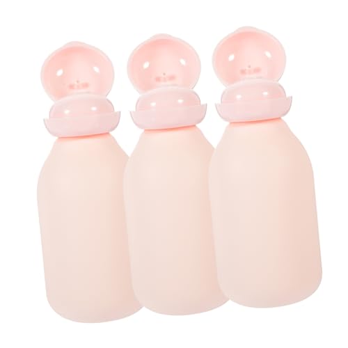 FRCOLOR 3st Flasche Drücken Leerer Quetschbeutel Leere Flaschen in Reisegröße Leere Lotionsflaschen Reiseshampooflaschen Reisespülungsflaschen Probenbehälter Sport Reisen Handcreme Füllung von FRCOLOR