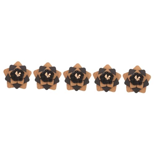 FRCOLOR 5 Stück Boutonniere-Anstecknadel für Männer Stifte überdimensioniert Party Anstecknadeln Boutonniere-Anstecknadel aus Holz dekorative Anstecknadel Stoff FRCOLOR 5 Stück Boutonniere-Anstecknadel für Männer Stifte überdimensioniert Party Anstecknadeln Boutonniere-Anstecknadel aus Holz dekorative Anstecknadel Stoff von FRCOLOR