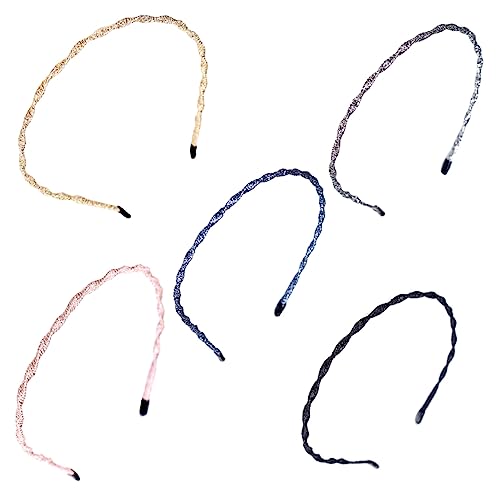 FRCOLOR 5St Beanie gewelltes Stirnband Haarband bandana stirnband Stirnbänder Bands Haarbänder Männer haarschmuck hair-band Haarbänder für den Haushalt Haarbänder knallen Stoff FRCOLOR 5St Beanie gewelltes Stirnband Haarband bandana stirnband Stirnbänder Bands Haarbänder Männer haarschmuck hair-band Haarbänder für den Haushalt Haarbänder knallen Stoff von FRCOLOR
