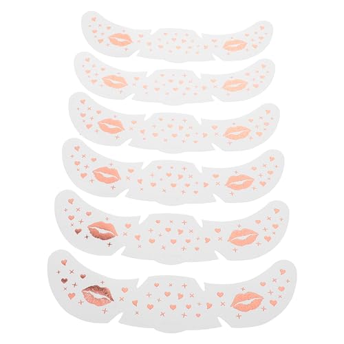 FRCOLOR 6 Blätter Tattoo-aufkleber Transparente Etiketten Kosmetische Accessoires Kleidungsetiketten Zubehör Kerzenhalter Runder Kerzenhalter Glitzernde Aufkleber Plastik Rose Gold FRCOLOR 6 Blätter Tattoo-aufkleber Transparente Etiketten Kosmetische Accessoires Kleidungsetiketten Zubehör Kerzenhalter Runder Kerzenhalter Glitzernde Aufkleber Plastik Rose Gold von FRCOLOR