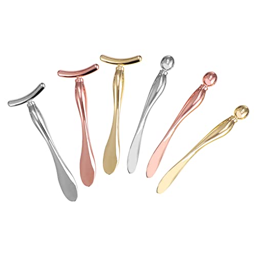 FRCOLOR Augencreme-löffel-set – 6-teilig Tragbar Für Die Hautpflege Zinklegierung Für Einfache Aufnahme Und Ödemreduzierung FRCOLOR Augencreme-löffel-set – 6-teilig Tragbar Für Die Hautpflege Zinklegierung Für Einfache Aufnahme Und Ödemreduzierung von FRCOLOR