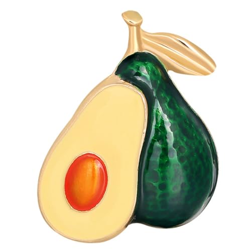 FRCOLOR Avocado Brosche für Frauen Kostümschmuck für Avocado Stilvolles Accessoire für Kleidung Taschen Hüte Langlebig Hautfreundlich FRCOLOR Avocado Brosche für Frauen Kostümschmuck für Avocado Stilvolles Accessoire für Kleidung Taschen Hüte Langlebig Hautfreundlich von FRCOLOR