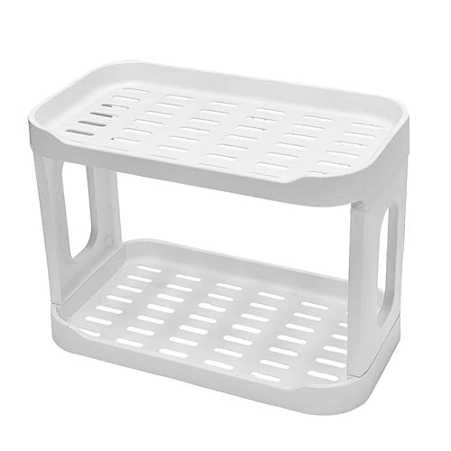 FRCOLOR Doppeltes Lagerregal Tiefer Schubladen-organizer Behälter Plattenständer Besteck Bürstenhalter Gestell Magnetisches Gewürzregal Für Den Kühlschrank Eitelkeiten Würze Weiß FRCOLOR Doppeltes Lagerregal Tiefer Schubladen-organizer Behälter Plattenständer Besteck Bürstenhalter Gestell Magnetisches Gewürzregal Für Den Kühlschrank Eitelkeiten Würze Weiß von FRCOLOR
