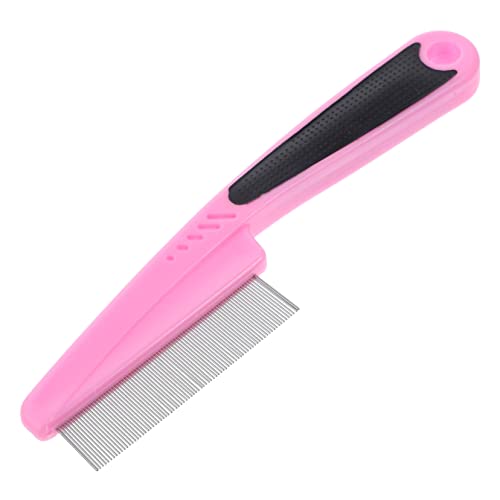 FRCOLOR Feinzahnkamm aus Edelstahl haustierkamm pet grooming comb Haarkamm Kämme für Männer Herren Geldbörse Damenbrieftaschen Kämme für Frauen Haarnadeln aus Metall antistatisch Brötchen von FRCOLOR