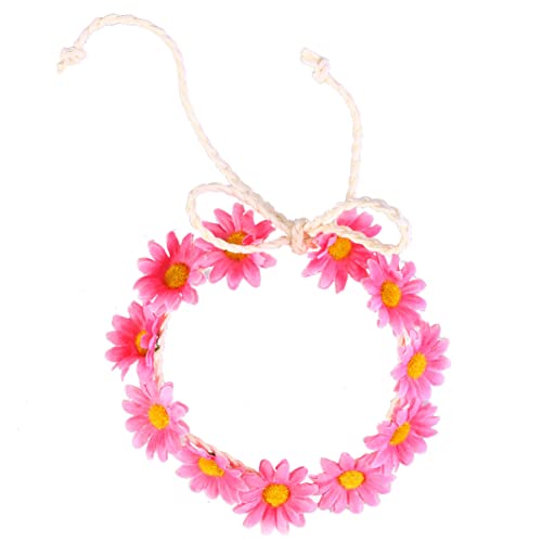 FRCOLOR Floraler Brautkopfschmuck Für Hippie-blumen-stirnband Sonnenblumen Zubehör Braut Kopfschmuck Blumenbrid- Kopfschmuck Für Braut Haarkranz Kopfhörer Männer Und Frauen Mädchen von FRCOLOR