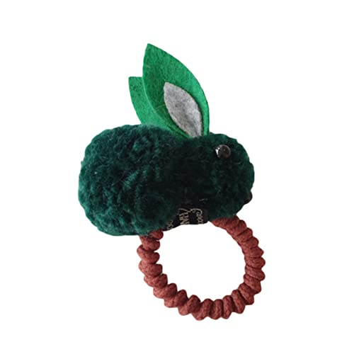 FRCOLOR Haargummi Halter für scrunchy Pferdeschwänze Haarschmuck für Kinder Hase haar zubehör kinder haarschmuck Haarbänder Pferdeschwanzhalter Haarring dehnen Wenig frisch Haarseil Schal von FRCOLOR