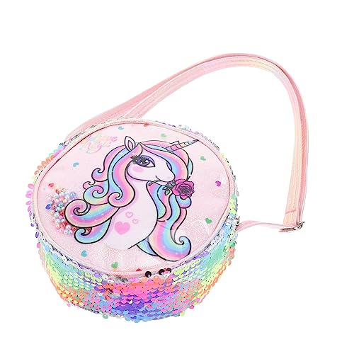 FRCOLOR Pailletten-gürteltasche - Aufbewahrungstasche Für Mädchen Einfache Mädchentasche Tasche Glitzer-geldbörse Perfekt Für Die Schule FRCOLOR Pailletten-gürteltasche - Aufbewahrungstasche Für Mädchen Einfache Mädchentasche Tasche Glitzer-geldbörse Perfekt Für Die Schule von FRCOLOR