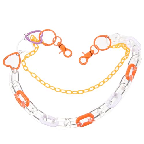 FRCOLOR Punk Hosenkette Doppellagige Jeans Accessoire Kette Dekorative Gürtelkette für Damen Vielseitige Kette für Jeans Röcke Taschen FRCOLOR Punk Hosenkette Doppellagige Jeans Accessoire Kette Dekorative Gürtelkette für Damen Vielseitige Kette für Jeans Röcke Taschen von FRCOLOR