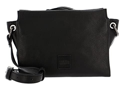 FREDsBRUDER Tasche ZITA CROSSBAG mit Label-Applikationen Damen, Schwarz von FREDsBRUDER