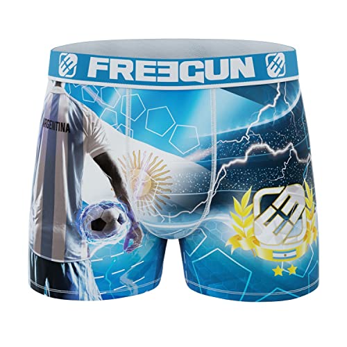 FREEGUN Herren Boxershorts fgpa24/1/bm Retroshorts, Arg, S von FREEGUN