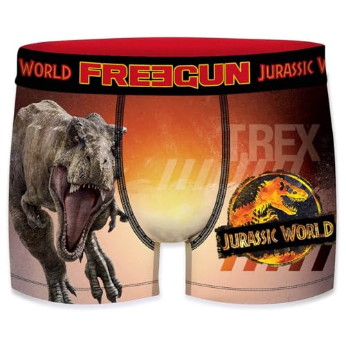 Freegun Herren Boxershorts Jurassic World, Tyrannosaurus, S von FREEGUN