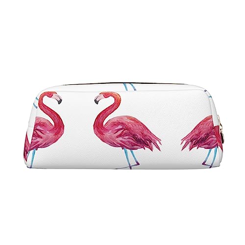 FRGMNT Flamingos Federmäppchen, stilvolles Leder für Federmäppchen, gold, Einheitsgröße, Kinderrucksack von FRGMNT