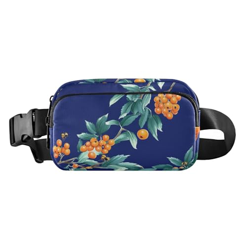 Hüfttasche für Damen, Motiv: rote Johannisbeere, Frucht, pfirsichfarben, große Kapazität, Umhängetasche, Sporttasche, Bauchtasche, Gürtel, Farbe: 15, 1 Size Hüfttasche für Damen, Motiv: rote Johannisbeere, Frucht, pfirsichfarben, große Kapazität, Umhängetasche, Sporttasche, Bauchtasche, Gürtel, Farbe: 15, 1 Size von FRODOTGV