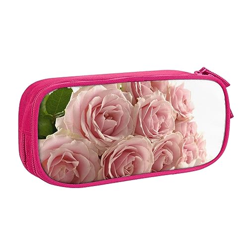 FROON Tasche für Schule, Bürobedarf, rosa Rosen, großes Fassungsvermögen, Federmäppchen für Studenten, Schreibwaren-Tasche, Schreibtisch-Organizer mit glattem Reißverschluss, tragbarer Bleistift, FROON Tasche für Schule, Bürobedarf, rosa Rosen, großes Fassungsvermögen, Federmäppchen für Studenten, Schreibwaren-Tasche, Schreibtisch-Organizer mit glattem Reißverschluss, tragbarer Bleistift, von FROON