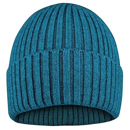 FRFSOHEWIN Mütze Beanie Unisex Wintermütze Strickmütze Winter Haube für Damen Herren Weich Warm Stretch Bequem Atmungsaktiv Blau von FRSOHEWIN