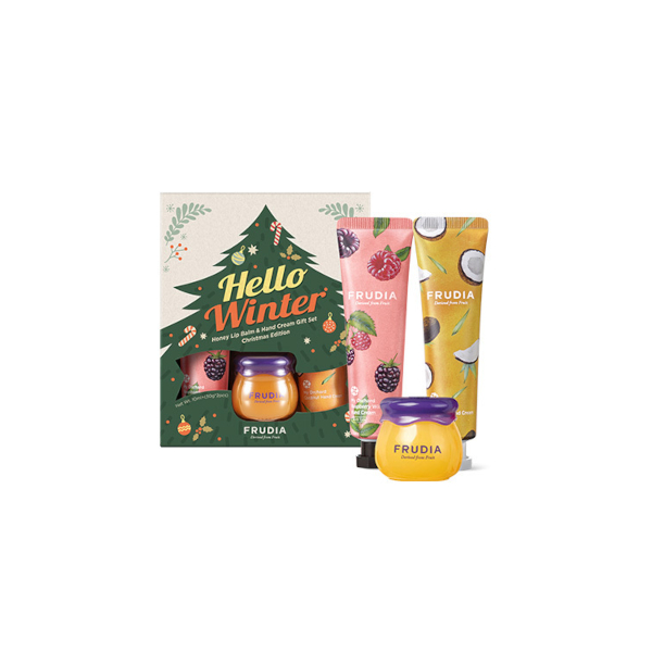 FRUDIA - [Hello Winter] Honey Lip Balm & Hand Cream Gift Set... von FRUDIA