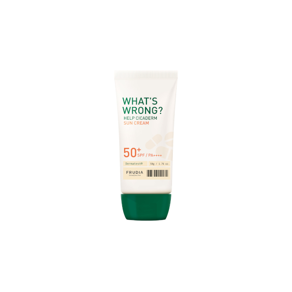 FRUDIA - What's Wrong Help Cicaderm Sun Cream SPF50+ PA++++ - 50g von FRUDIA