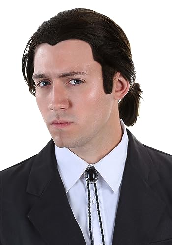 FUN Costumes Pulp Fiction Vincent Vega Wig and Bolo Tie Set Standard von Fun Costumes