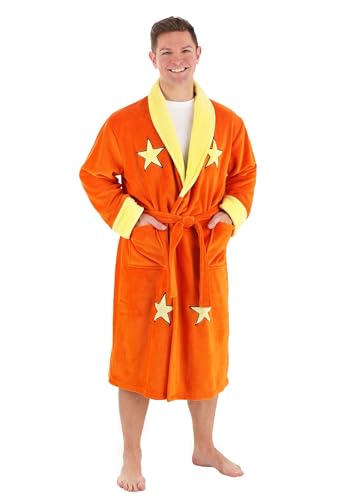 Offiziell lizenzierter WWE Macho Man Randy Savage Bademantel für Herren | Weiche und gemütliche Loungewear für Erwachsene | WWE Gifts, Orange, S/M Offiziell lizenzierter WWE Macho Man Randy Savage Bademantel für Herren | Weiche und gemütliche Loungewear für Erwachsene | WWE Gifts, Orange, S/M von FUN.COM